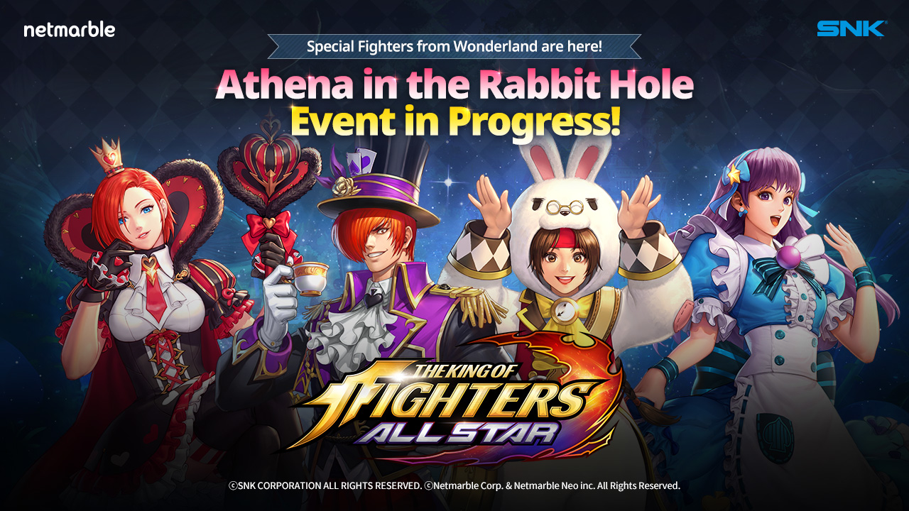 NETMARBLE REVEALS ALL- NEW ‘ALICE IN WONDERLAND’ UPDATE FOR THE KING OF FIGHTERS ALLSTAR