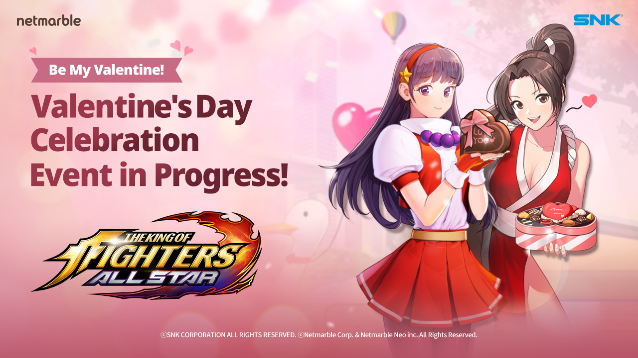 CUPID HITS THE KING OF FIGHTERS ALLSTAR WITH SPECIAL VALENTINE’S DAY HOLIDAY UPDATE