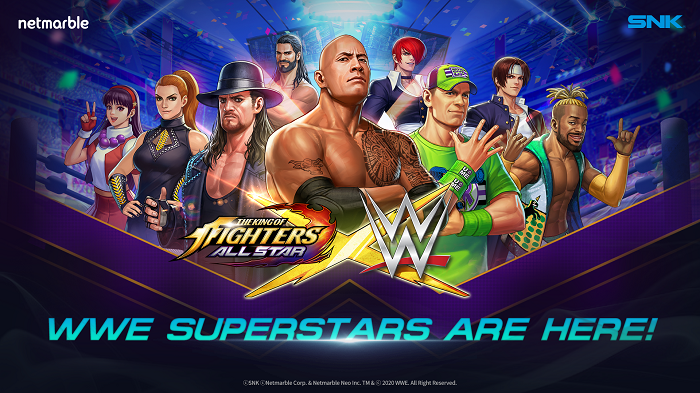 YEPYENİ İŞ BİRLİĞİ İLE WWE SÜPERSTARLARI, THE KING OF FIGHTERS’A GELİYOR