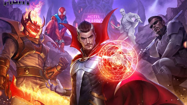 HEROES AND VILLAINS SAVE LAS VEGAS IN NEW DAMNATION COMIC BOOK INSPIRED UPDATE FOR MARVEL FUTURE FIGHT