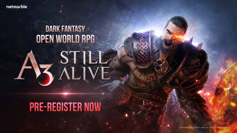 ENTER A WORLD OF DANGER, DESPERATION AND  EXTREME COMBAT WITH NETMARBLE’S  ALL-NEW DARK FANTASY OPEN WORLD RPG – A3: STILL ALIVE