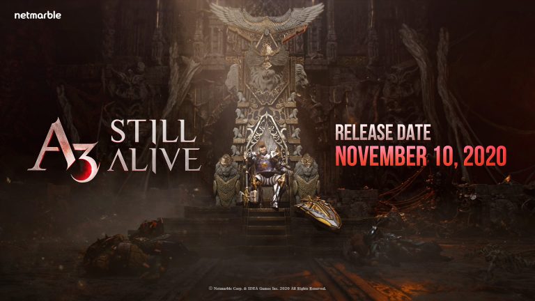 PREPARE FOR A TWILIGHT FANTASY ADVENTURE WITH  A3: STILL ALIVE’S GLOBAL LAUNCH ON NOVEMBER 10